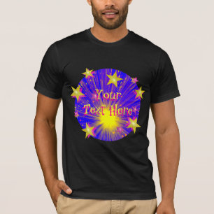 Firework 'Your Text' t-shirt black