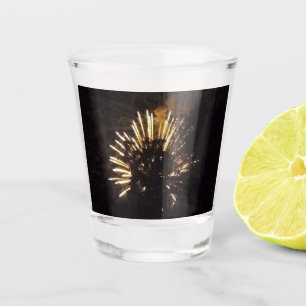 Fireworks 10 shot glass