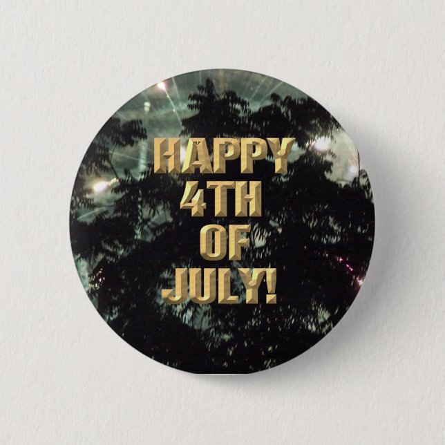 Fireworks 13 4th of July button (Front)