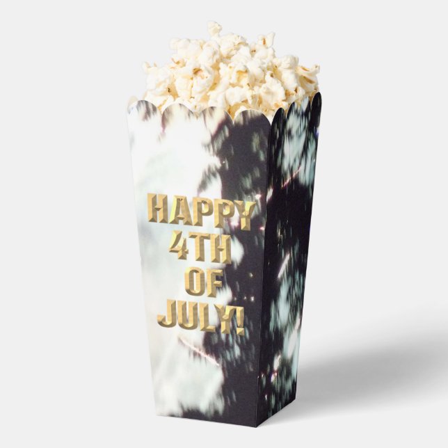Fireworks 14 4th of July popcorn boxes (Popped)