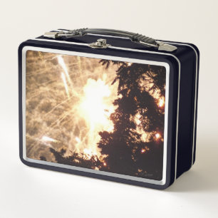Fireworks 15 black lunchbox