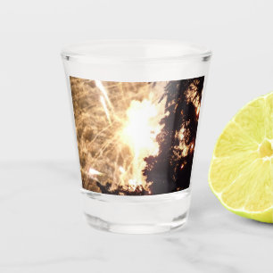 Fireworks 15 shot glass