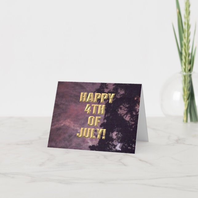 Fireworks 16 4th of July card (Front)