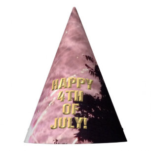 Fireworks 17 4th of July party hat