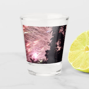 Fireworks 17 shot glass