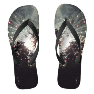 Fireworks 18 wide flip flops