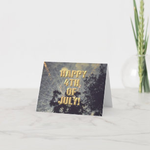 Fireworks 19 4th of July card