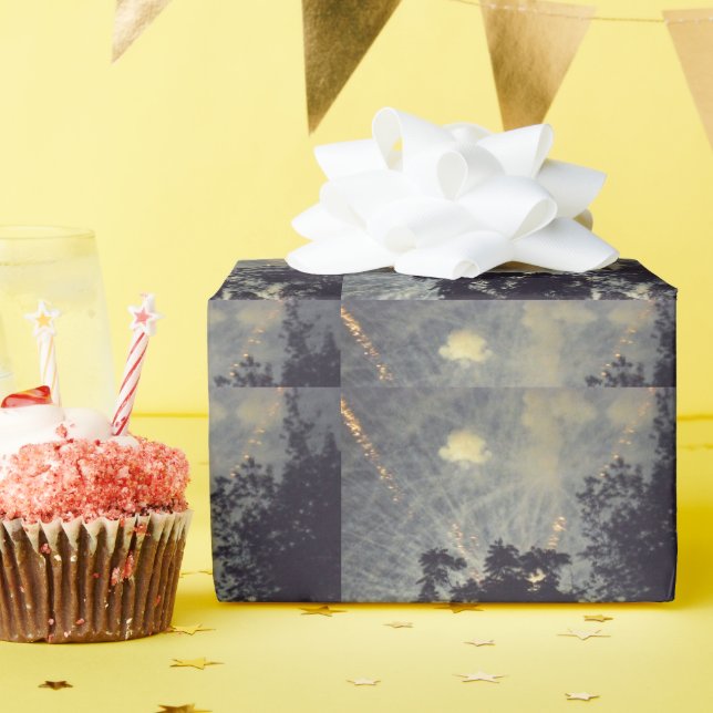 Fireworks 19 glossy wrapping paper (Birthday Party)