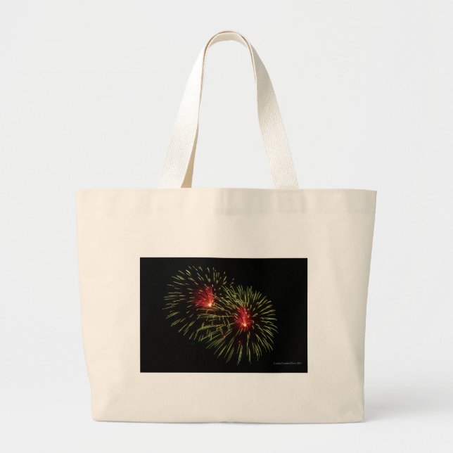 Fireworks 1 large tote bag (Front)