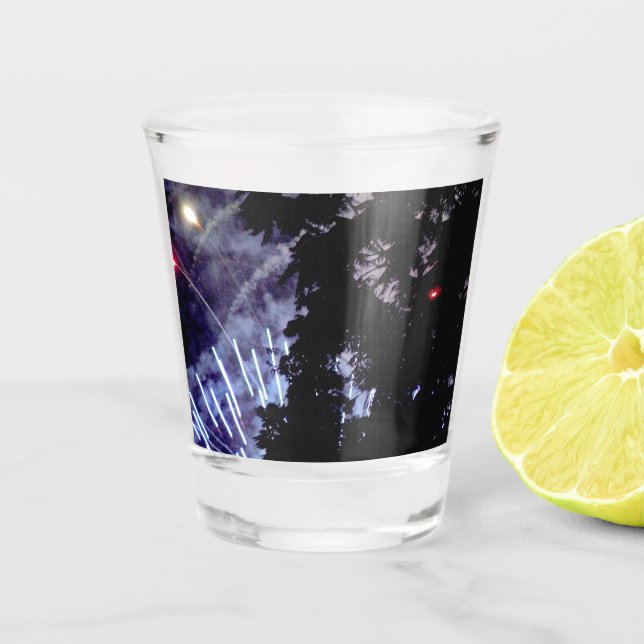 Fireworks 1 shot glass (Front)