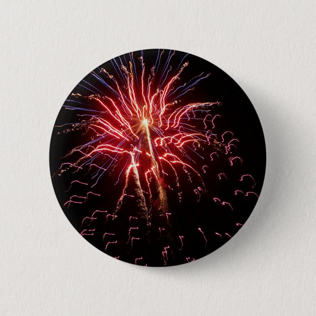 Fireworks 2 6 cm round badge (Front)