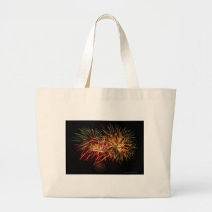 Fireworks 2 large tote bag
