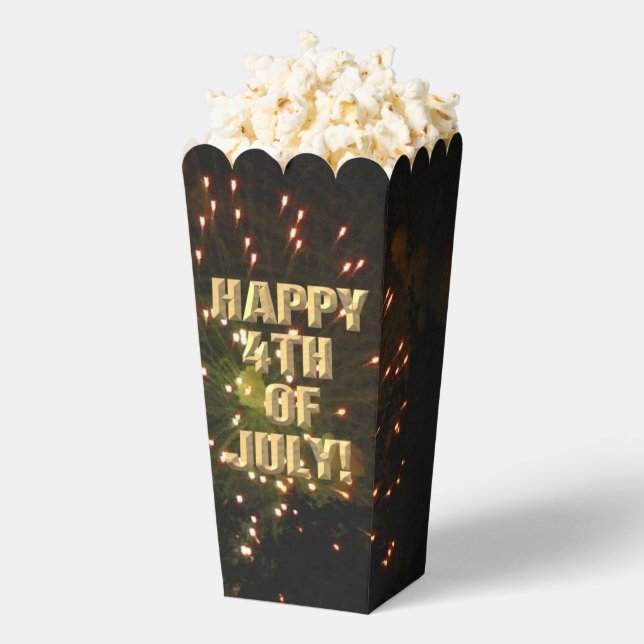 Fireworks 4 4th of July popcorn boxes (Popped)