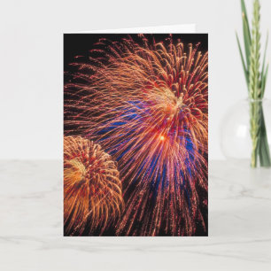 Fireworks 4th of July Card