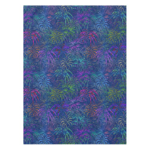 Fireworks 4th of July Colourful Summer Pattern Tablecloth