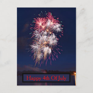 Fireworks 4th Of July Independence Day Postcard