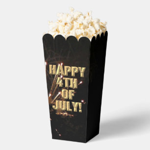 Fireworks 5 4th of July popcorn boxes