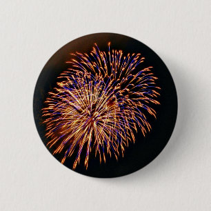 Fireworks 6 Cm Round Badge