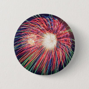 Fireworks 6 Cm Round Badge