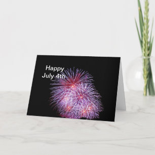 Fireworks 6 July 4th Card