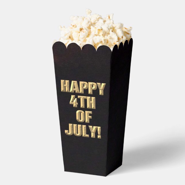 Fireworks 8 4th of July popcorn boxes (Popped)