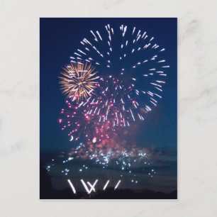 Fireworks ahoy! postcard