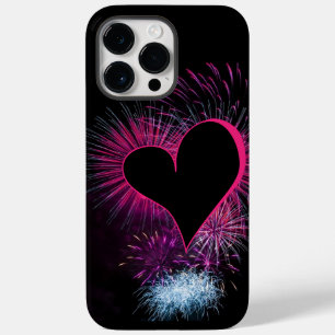 Fireworks and a heart in the middle Case-Mate iPhone 14 pro max case