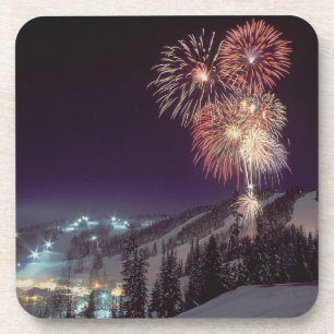 Fireworks at Big Mountain Resort in Whitefish, Coaster