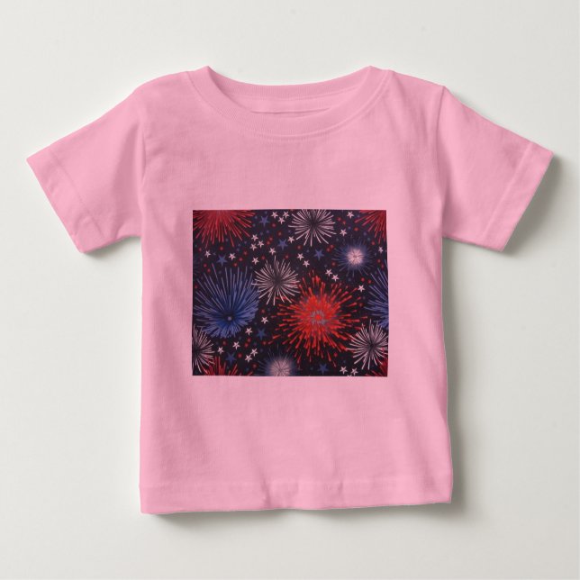 Fireworks Baby T-Shirt (Front)