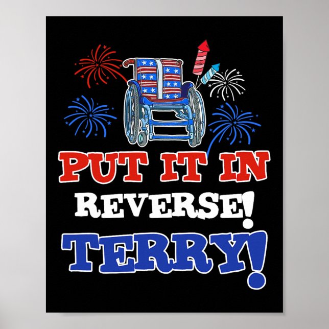 Fireworks Back Up Put It In Reverse Terry Funny 4t Poster (Front)