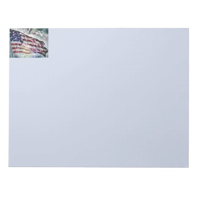 Fireworks Backdrop   Notepad (Front)