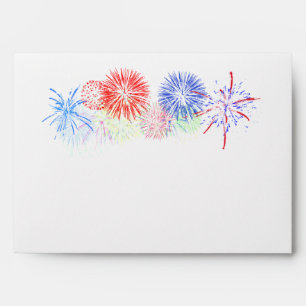Fireworks Background Envelope