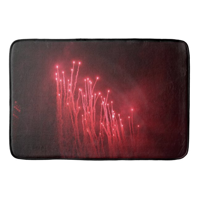 Fireworks Bath Mat (Front)