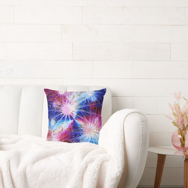 Fireworks Blue  Cushion (Couch)