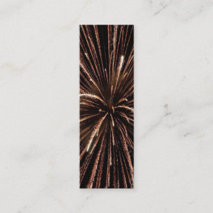 Fireworks bookmark business card
