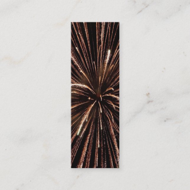 Fireworks bookmark business card (Front)