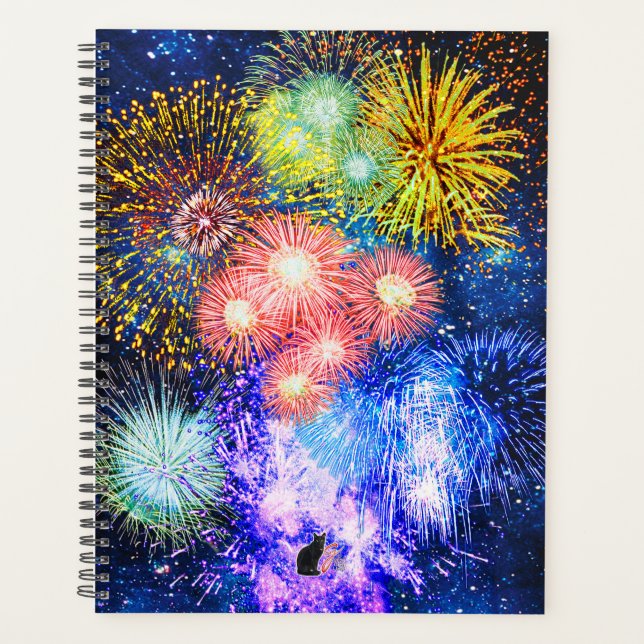 Fireworks Bursts Planner (Front)