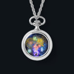 Fireworks Bursts  Watch<br><div class="desc">Wear this fireworks bursts watch to boost your excitement into the stratosphere! Against a starry sky the coruscating display explodes in a cascade of burning colors. The perfect watch for making every hour of every day a celebration…Please note: If you wish to have any Zazzle product imprinted with one of...</div>