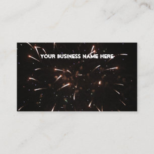 Fireworks Business Cards