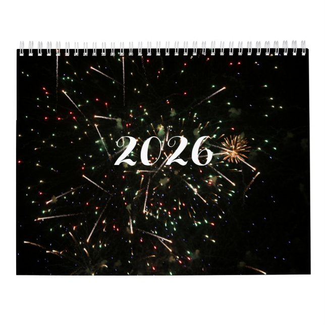 Fireworks Calendar (Back)
