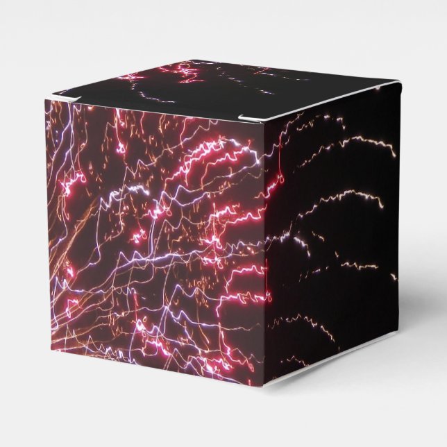 Fireworks Celebration Favour Box (Front Side)