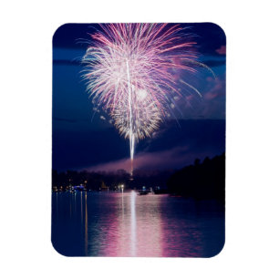 Fireworks celebration on East Gull Lake Magnet