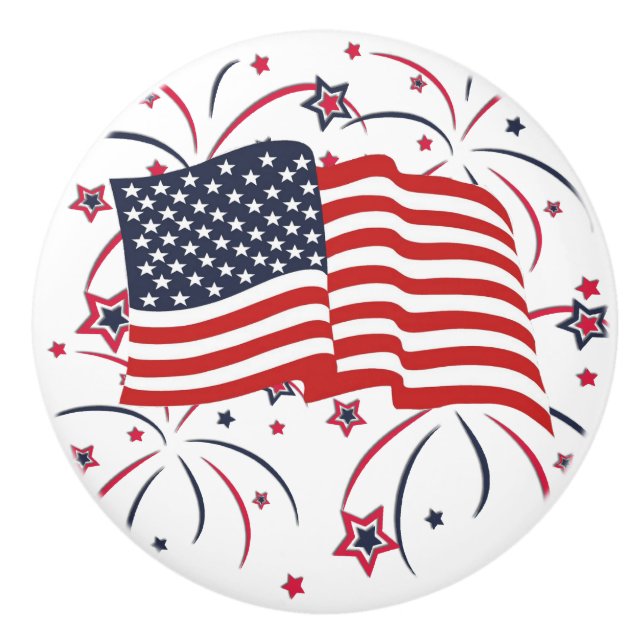 Fireworks Ceramic Knob (Front)