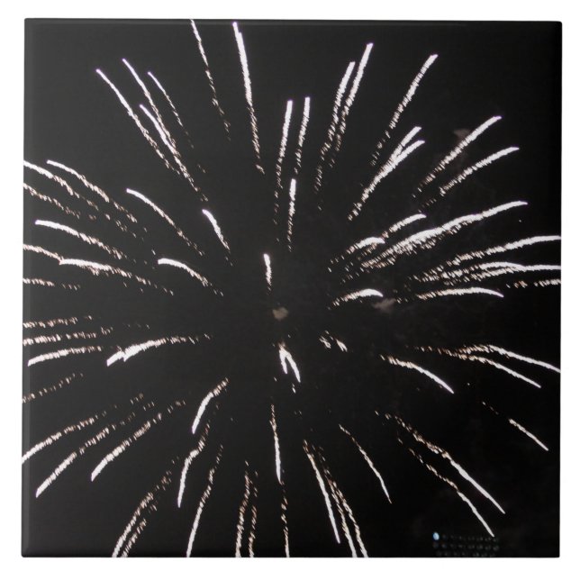 Fireworks Ceramic Tile (Front)