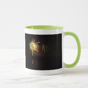 Fireworks Christopher S. Bond Bridge Kansas City 4 Mug