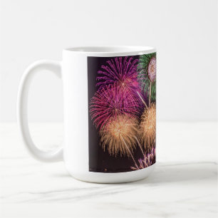fireworks coffee mug