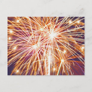 Fireworks "Congratulations!" Postcard