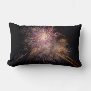 Fireworks custom throw pillow