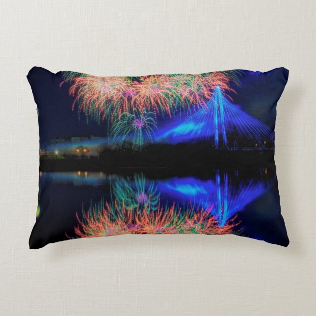 Fireworks Decorative Cushion (Front)