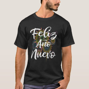 Fireworks Design Feliz ao Nuevo 2023 Unisex Adults T-Shirt